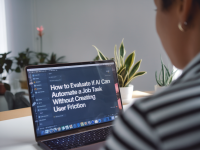 Comment évaluer si l'intelligence artificielle peut automatiser une tâche métier sans créer de frictions utilisateur