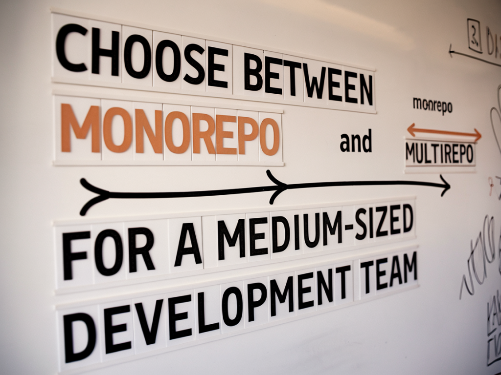 Comment choisir entre monorepo et multirepo pour une équipe de développement de taille moyenne