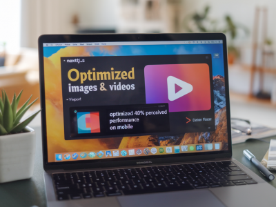 Comment optimiser les assets images et vidéos pour next.js afin de gagner 40% de performance perçue sur mobile