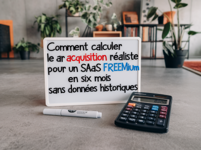 Comment calculer le coût par acquisition réaliste pour un saas freemium en six mois sans données historiques