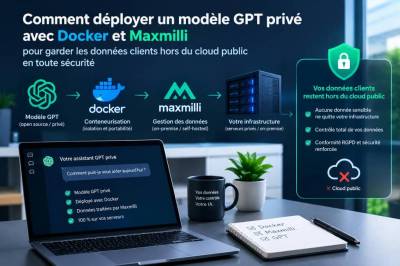 Comment déployer un modèle gpt privé avec docker et maxmilli pour garder les données clients hors du cloud public en toute sécurité